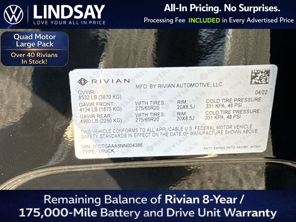 Used 2022 Rivian R1T Adventure image 31