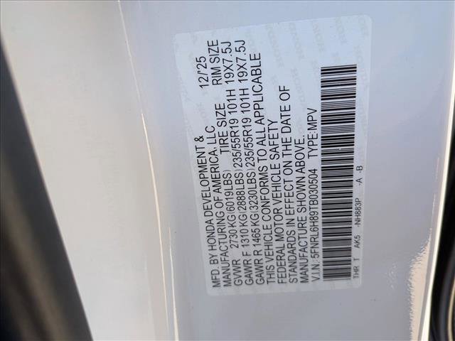 New 2026 Honda Odyssey Touring image 17