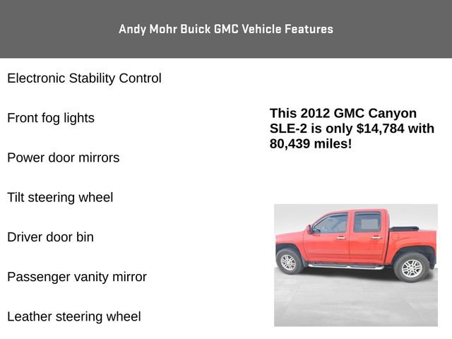 Used 2012 GMC Canyon SLE image 8