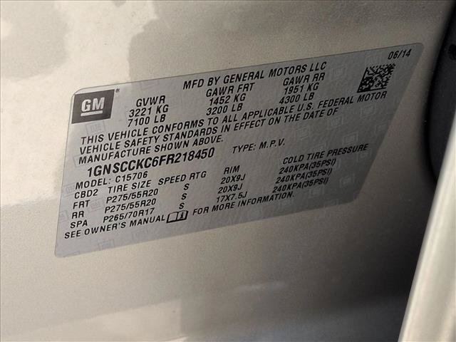 Used 2015 Chevrolet Tahoe LTZ RWD image 22