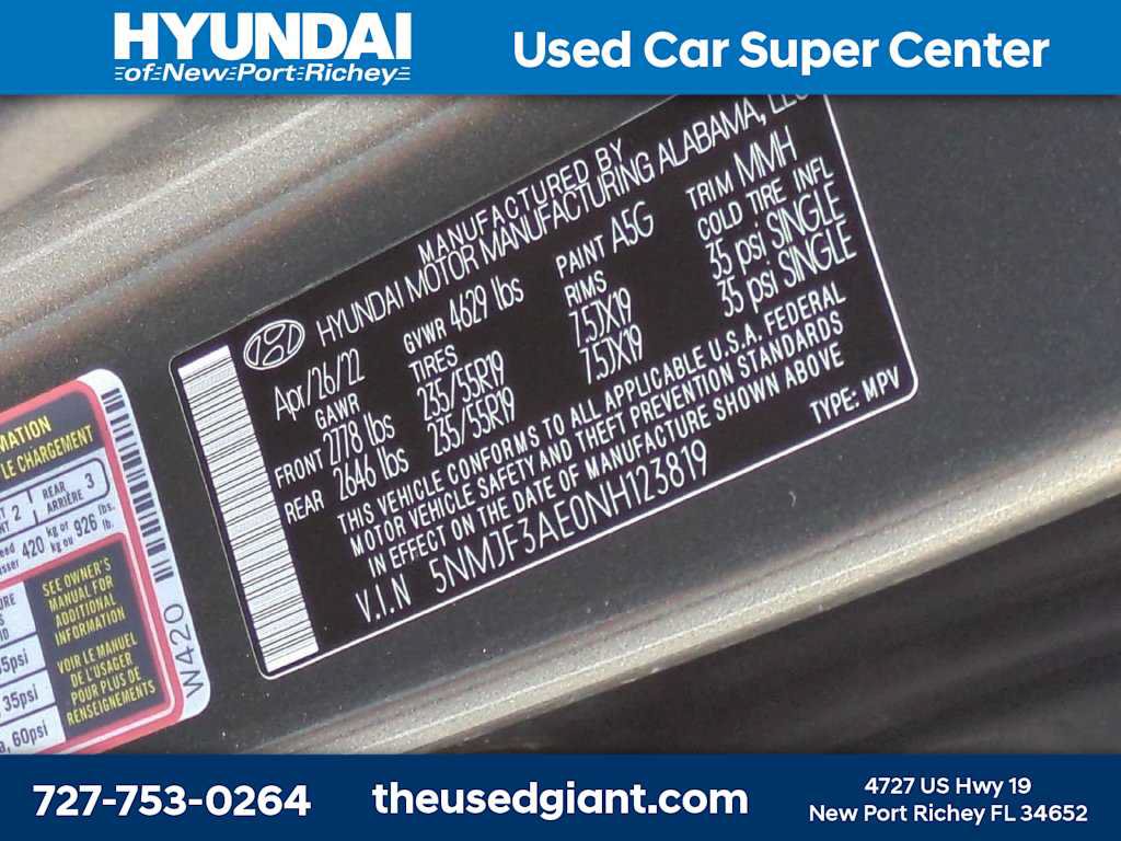 Certified 2022 Hyundai Tucson SEL w/ Convenience Package FWD image 35