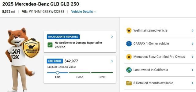 Certified 2025 Mercedes-Benz GLB 250 image 3