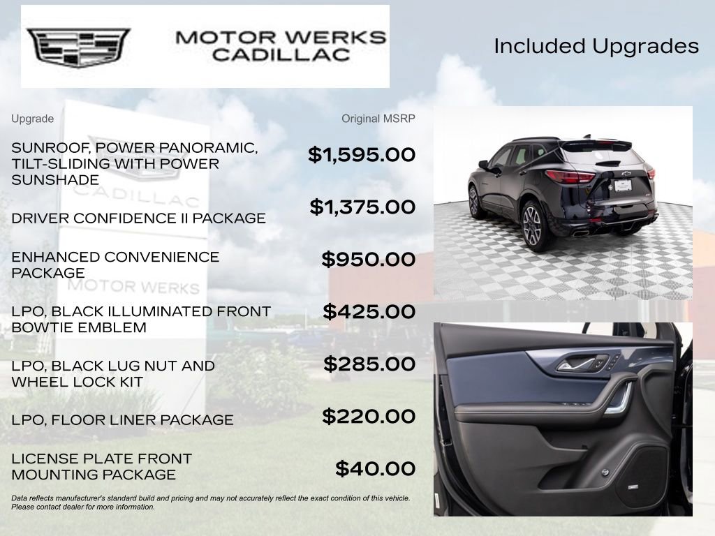 Used 2023 Chevrolet Blazer RS w/ Driver Confidence II Package image 9