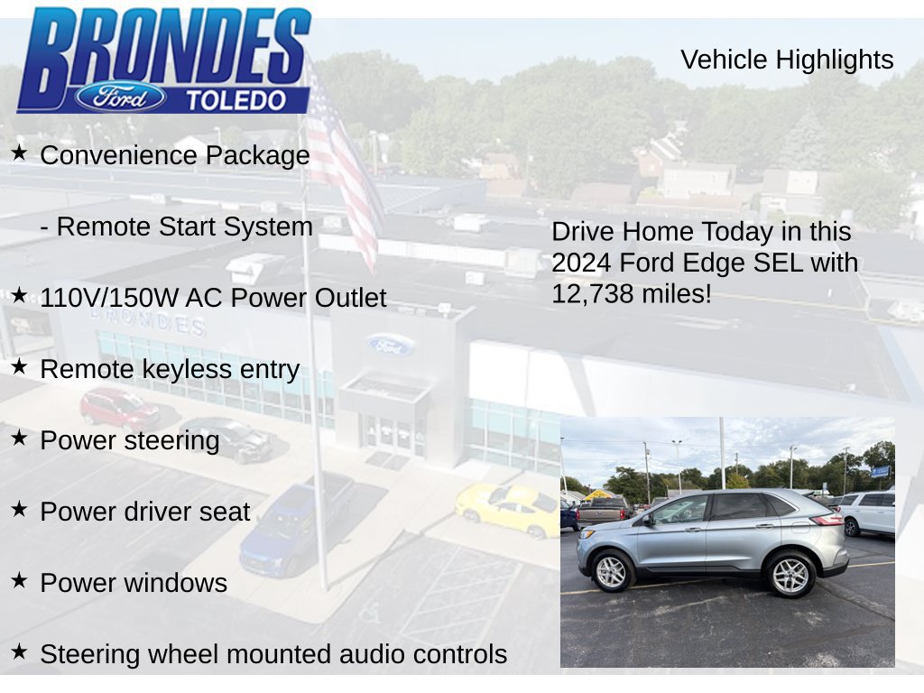 Used 2024 Ford Edge SEL w/ Convenience Package AWD/4WD image 12