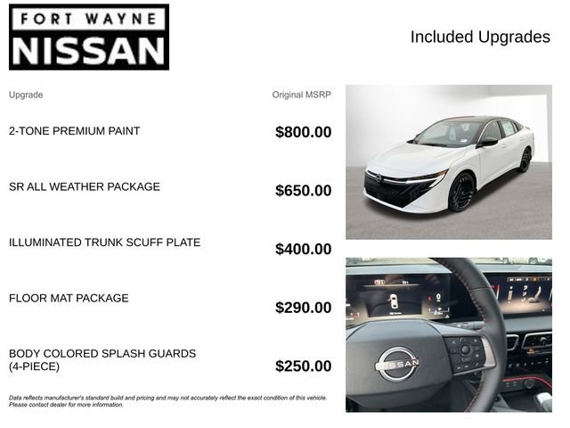 New 2026 Nissan Sentra SR w/ SR All Weather Package image 4