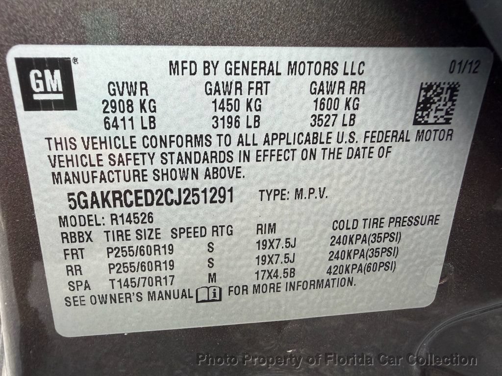 Used 2012 Buick Enclave Leather FWD image 98