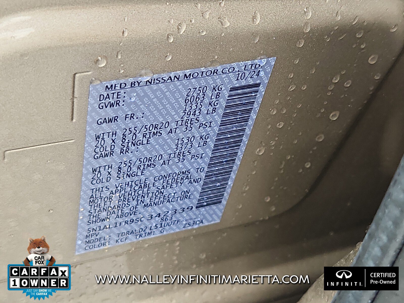 Certified 2025 INFINITI QX60 Luxe w/ Vision Package image 32