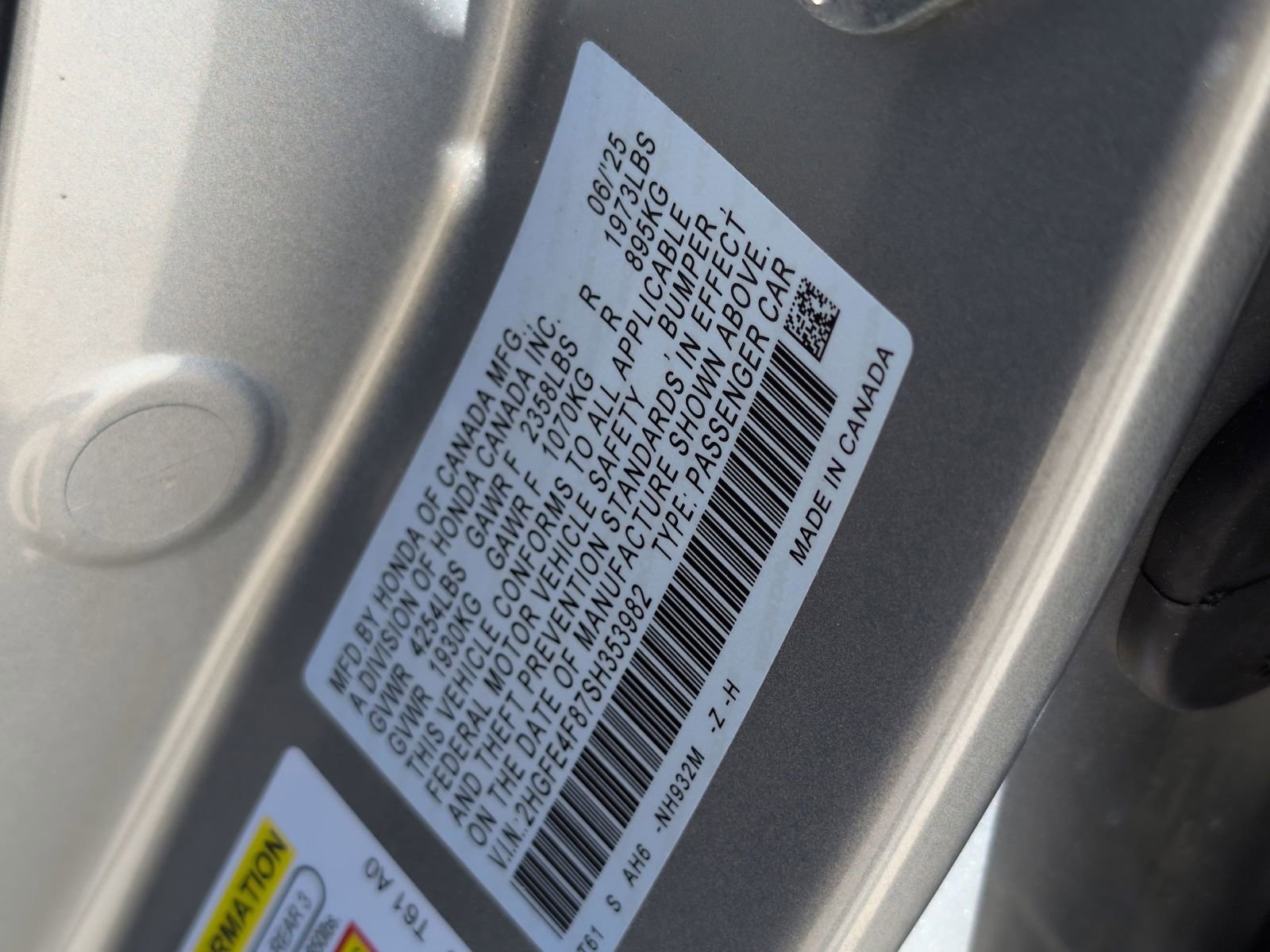 Used 2025 Honda Civic Sport image 23