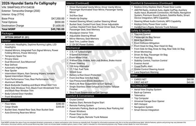 New 2026 Hyundai Santa Fe Calligraphy image 18