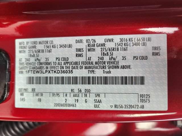 New 2026 Ford F150 XLT w/ Equipment Group 302A MID AWD/4WD image 25