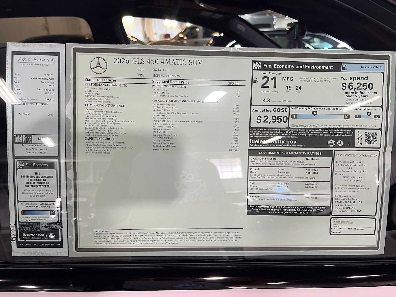 New 2026 Mercedes-Benz GLS 450 4MATIC image 47