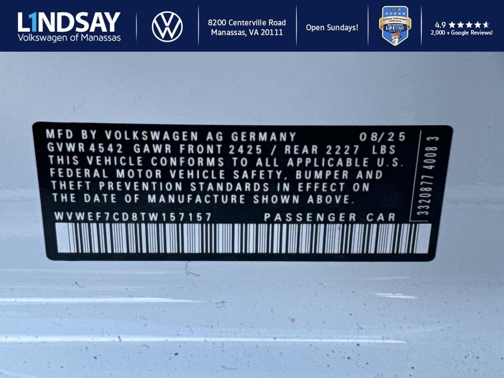 New 2026 Volkswagen Golf w/ Euro Style Package image 21