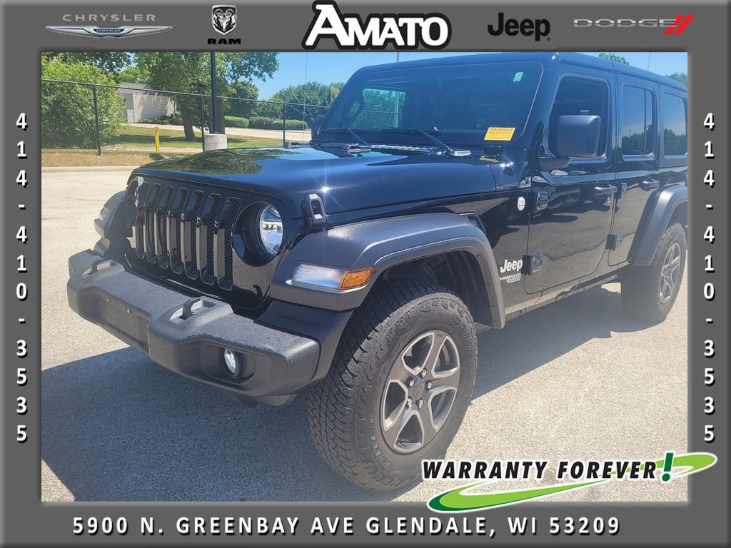 Used 2019 Jeep Wrangler Unlimited Sport S AWD/4WD image 1