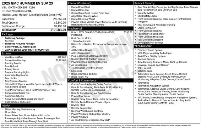 Used 2025 GMC Hummer EV 2X AWD/4WD image 15