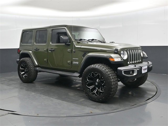 Used 2021 Jeep Wrangler Unlimited Sahara w/ Uconnect 4C Nav & Sound Group image 1