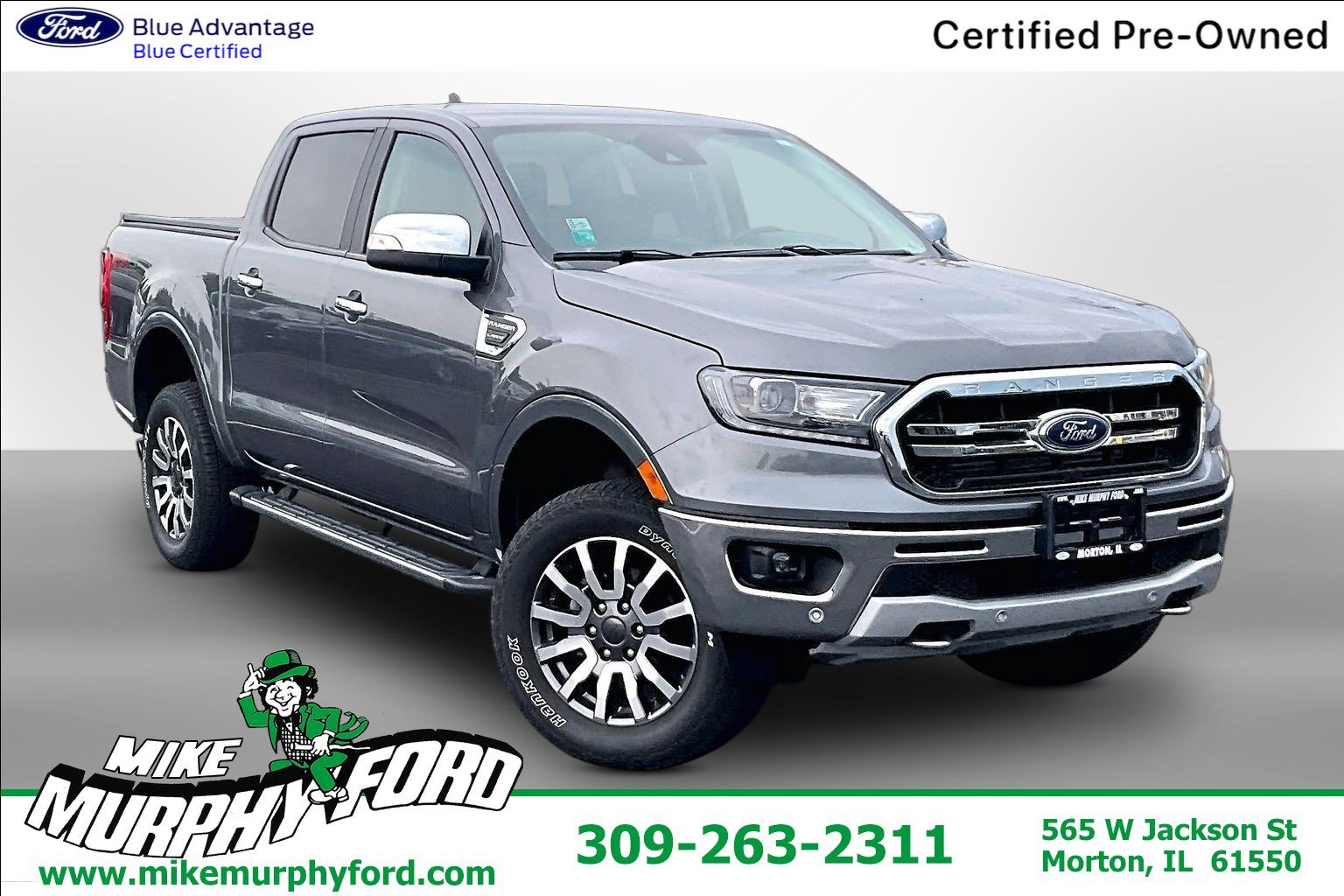 Certified 2022 Ford Ranger Lariat w/ Equipment Group 501A High