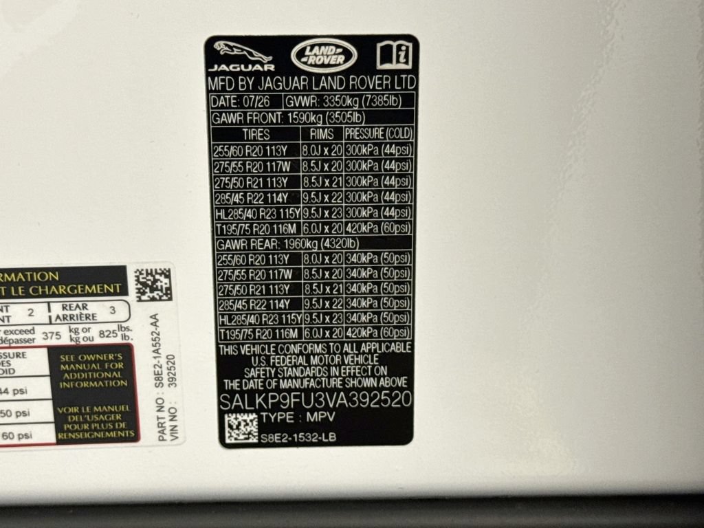 New 2027 Land Rover Range Rover SE AWD/4WD image 34