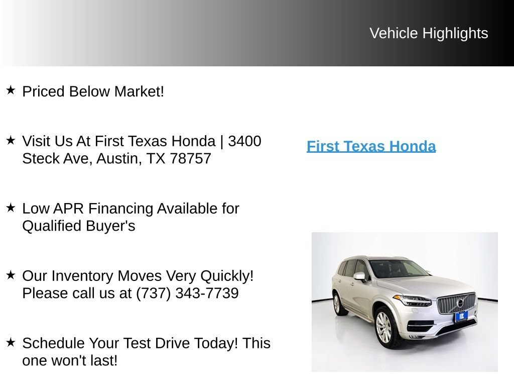 Used 2018 Volvo XC90 T6 Inscription w/ Convenience Package AWD/4WD image 10