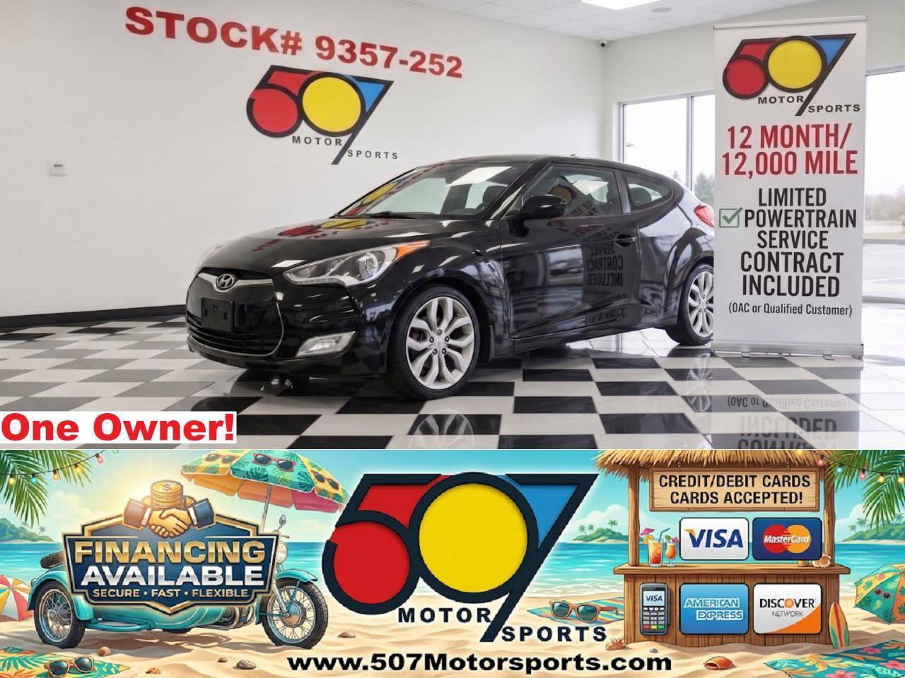 Used 2013 Hyundai Veloster w/ Style Pkg FWD image 1