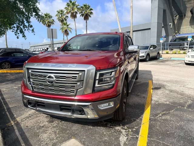 Used 2020 Nissan Titan Platinum Reserve w/ Moonroof Package AWD/4WD image 3