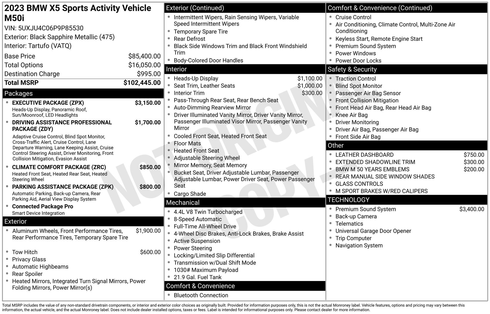 Used 2023 BMW X5 M50i w/ Executive Package image 8