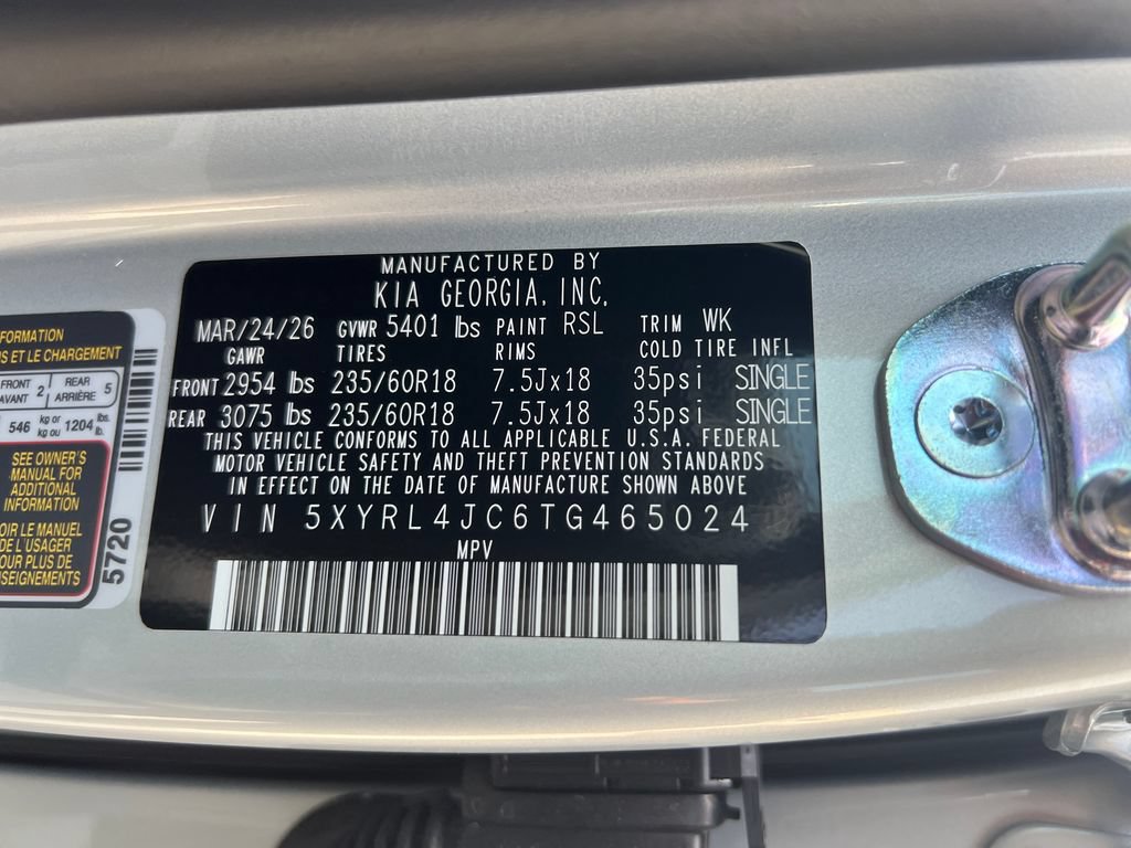 New 2026 Kia Sorento S w/ S Panoramic Sunroof Package FWD image 27