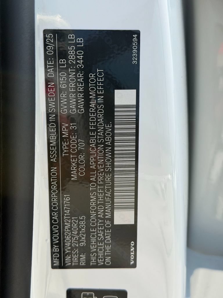 New 2026 Volvo XC90 B6 Ultra AWD/4WD image 34