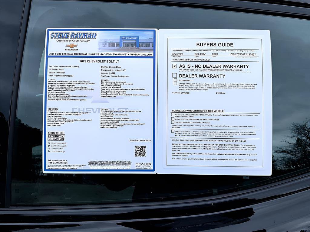 Certified 2023 Chevrolet Bolt EUV LT w/ Driver Confidence Package image 27