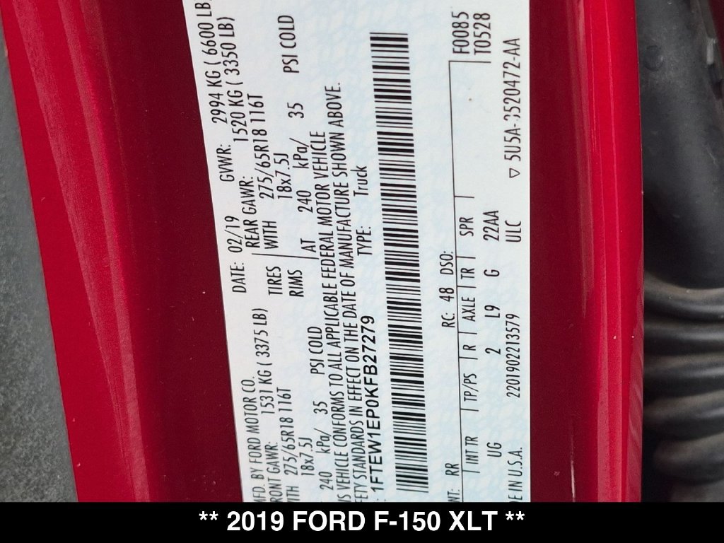 Used 2019 Ford F150 XLT w/ Equipment Group 302A Luxury AWD/4WD image 29