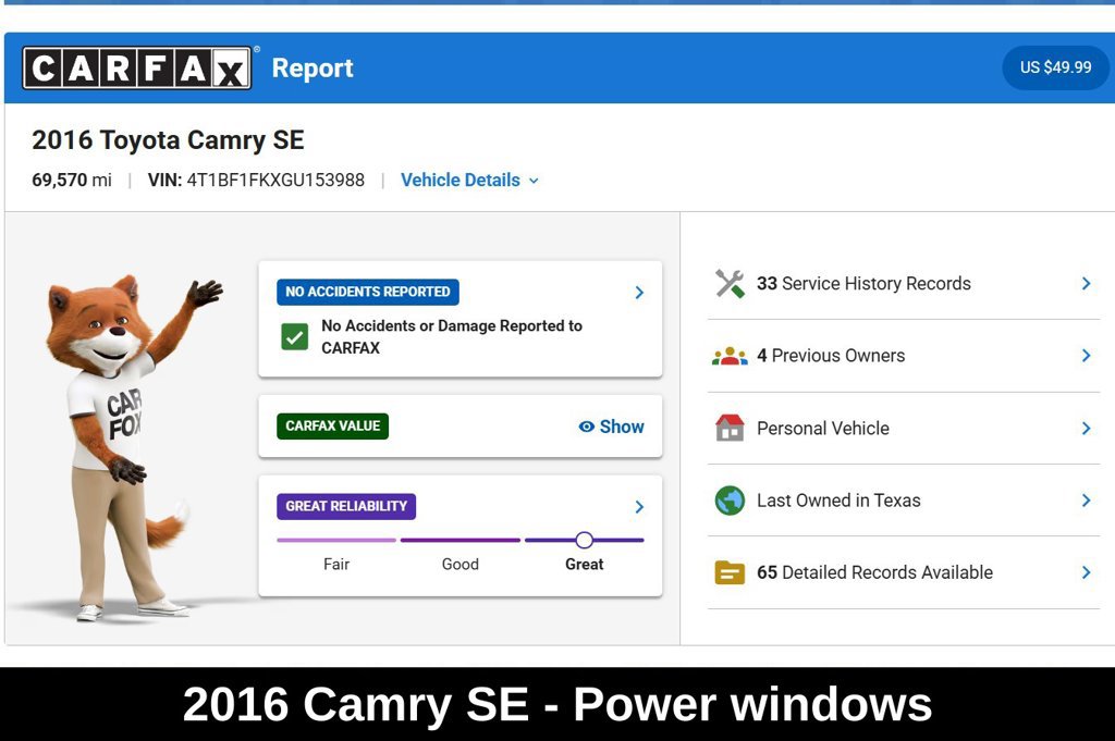 Used 2016 Toyota Camry SE FWD image 9