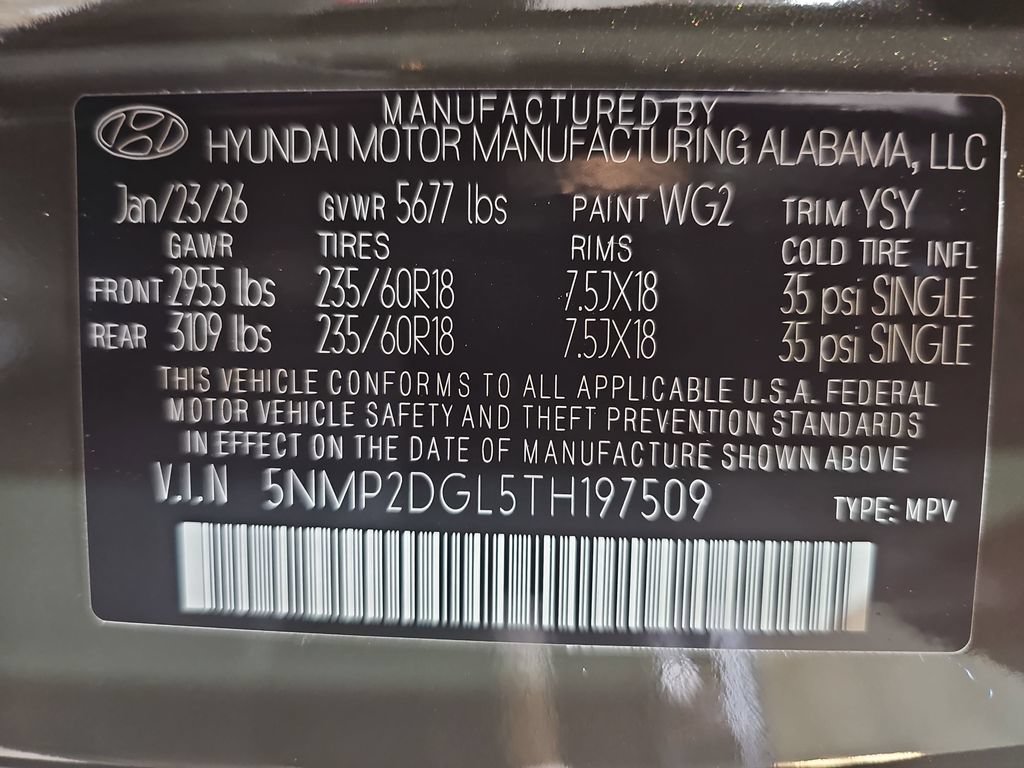 New 2026 Hyundai Santa Fe SEL AWD/4WD image 35
