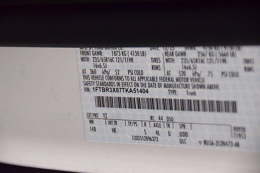 New 2026 Ford Transit 250 148 High Roof Extended w/ Load Area Protection Package image 12