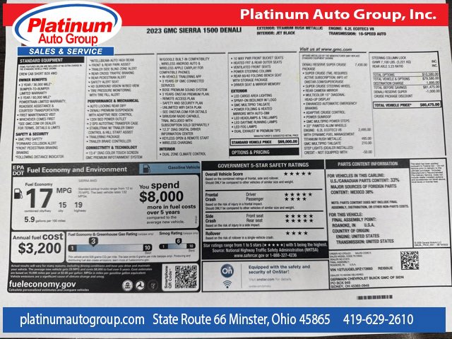 Used 2023 GMC Sierra 1500 Denali image 59