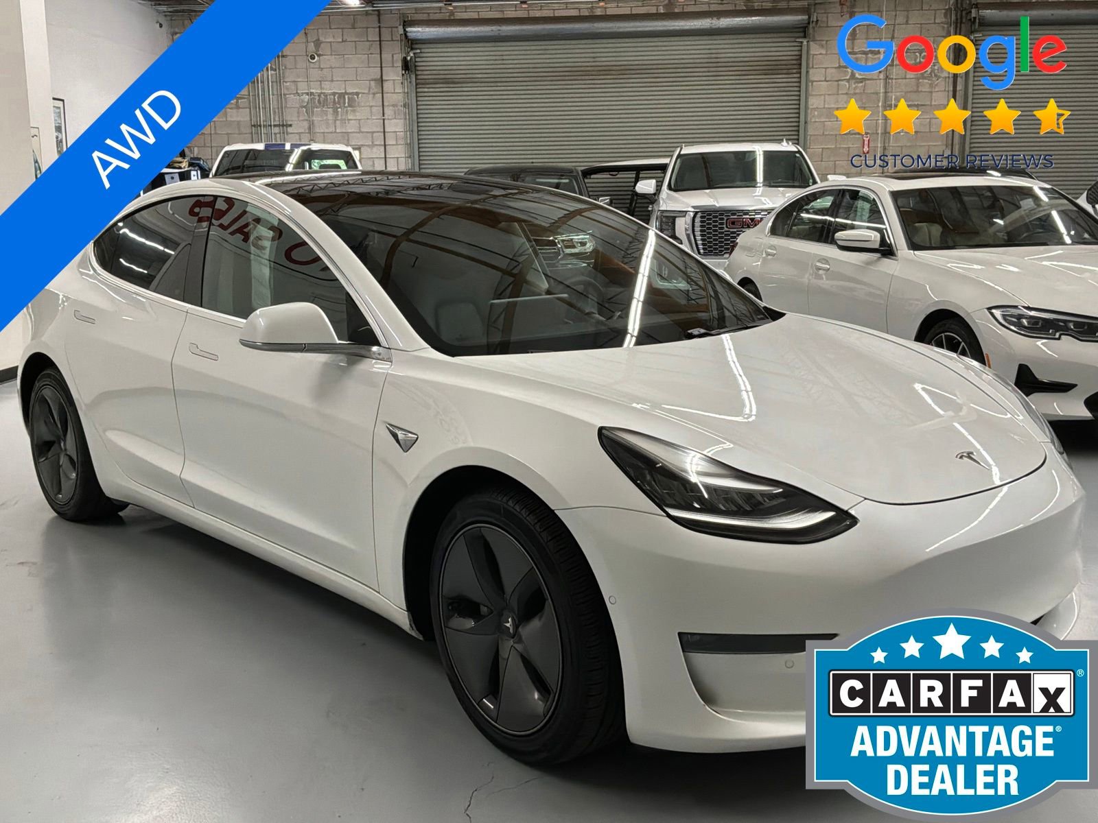 Used 2020 Tesla Model 3 Long Range AWD/4WD image 3