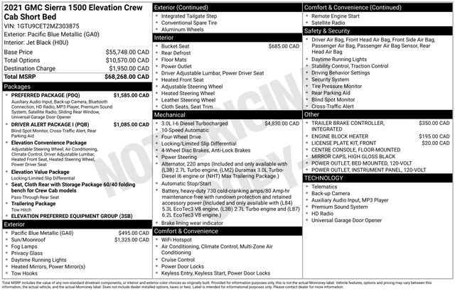 Used 2021 GMC Sierra 1500 Elevation w/ Preferred Package image 25