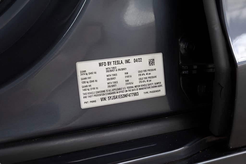 Used 2022 Tesla Model S AWD/4WD image 79