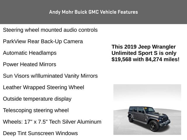 Used 2019 Jeep Wrangler Unlimited Sport S image 16