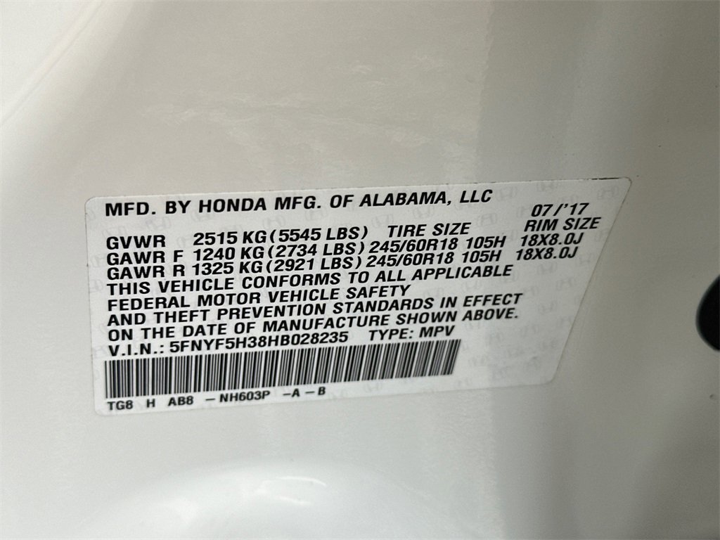 Used 2017 Honda Pilot EX image 34