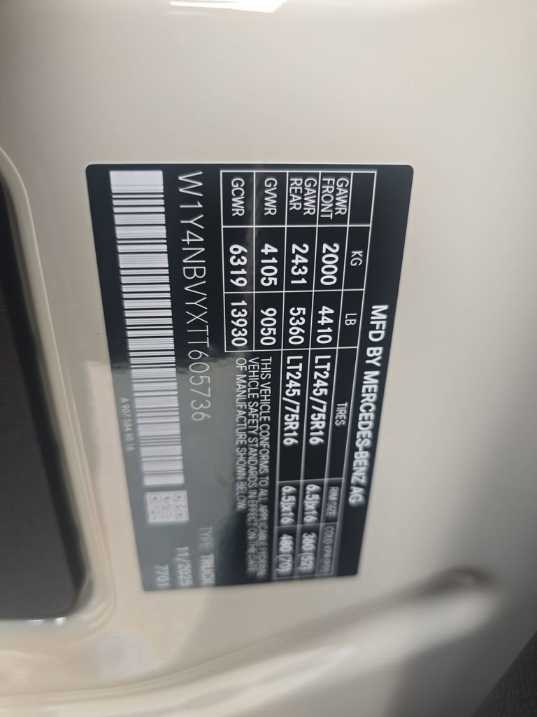 New 2026 Mercedes-Benz Sprinter 2500 image 27