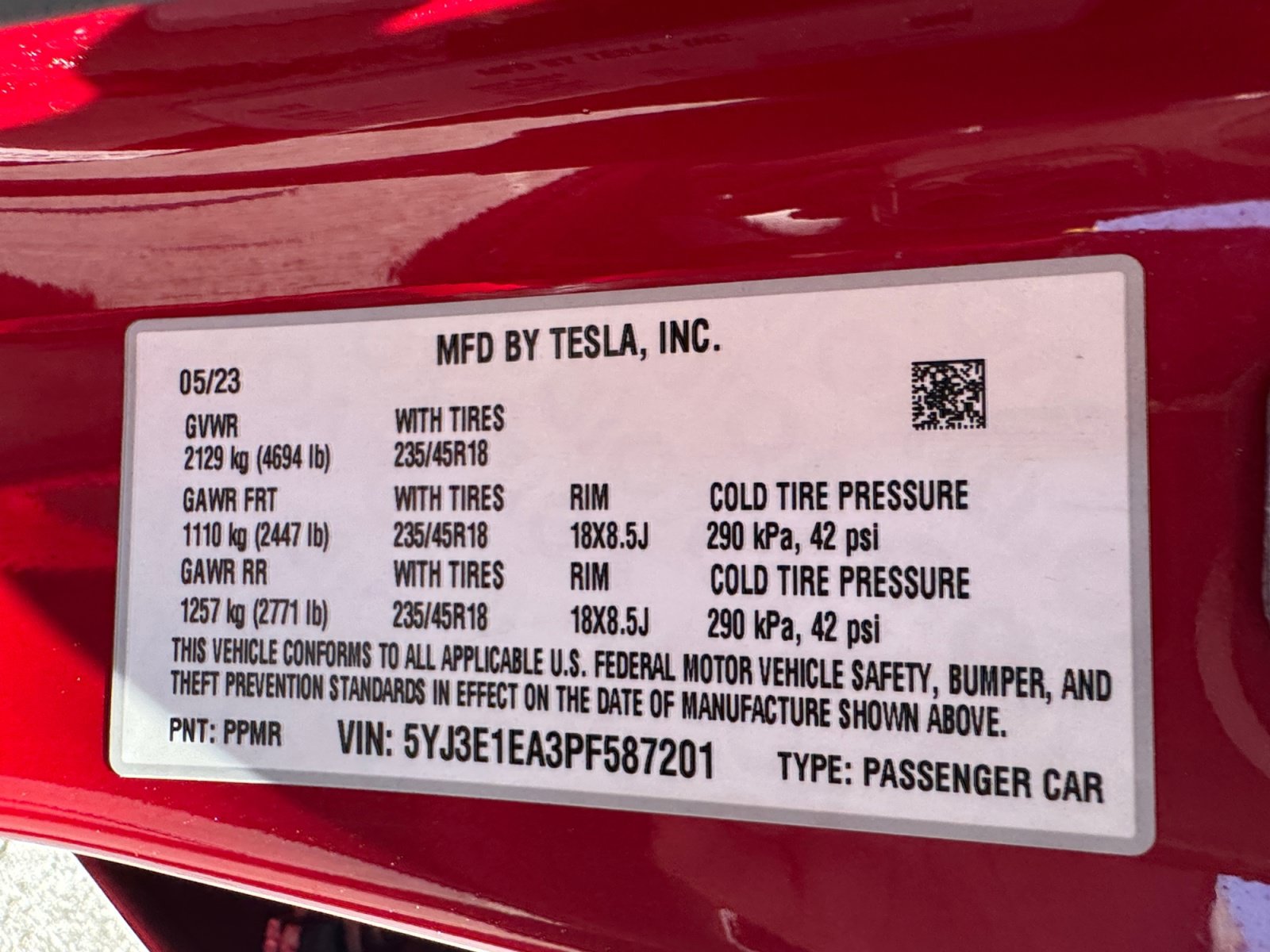 Used 2023 Tesla Model 3 Standard Range RWD image 16
