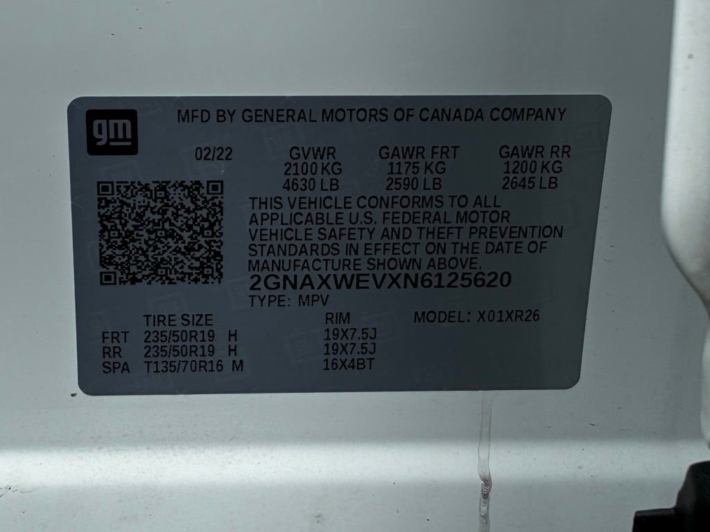 Used 2022 Chevrolet Equinox RS image 18