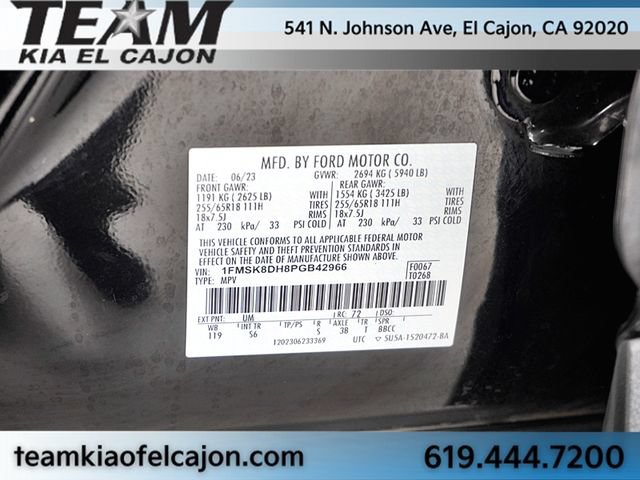 Used 2023 Ford Explorer XLT w/ Equipment Group 202A AWD/4WD image 35