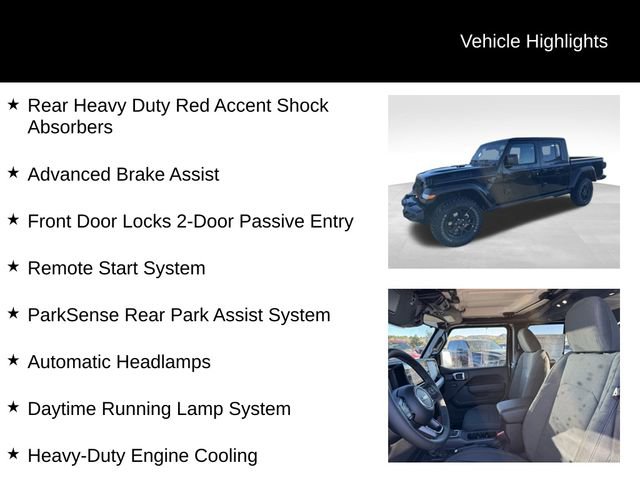 New 2026 Jeep Gladiator Sport AWD/4WD image 14
