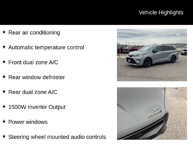Used 2024 Toyota Sienna XSE w/ XSE Plus Package AWD/4WD image 15