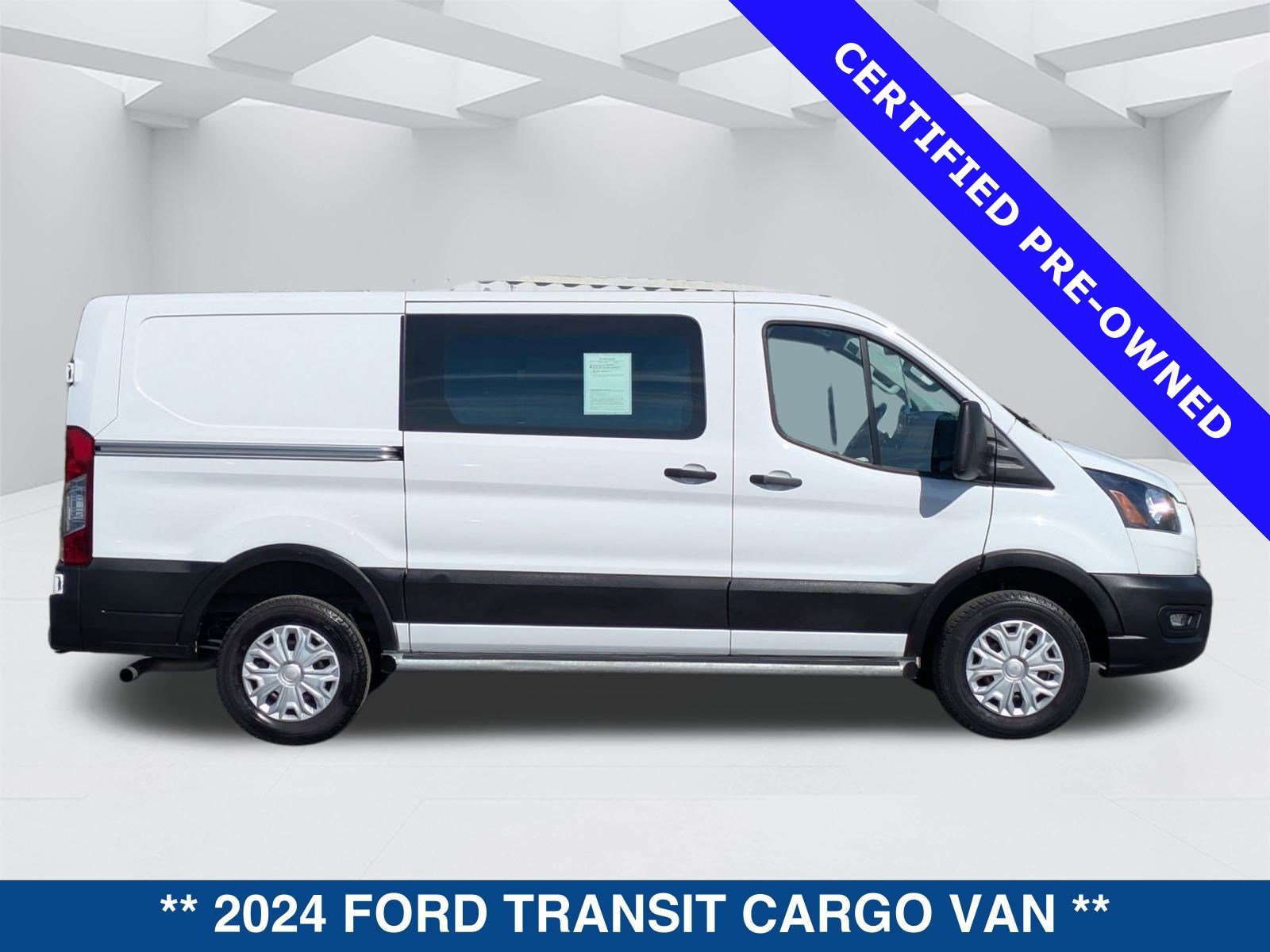 Certified 2024 Ford Transit 250 Low Roof w/ Exterior Upgrade Package