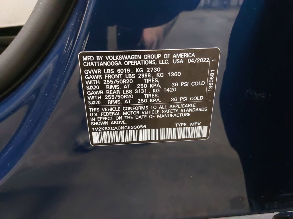 Used 2022 Volkswagen Atlas SE image 38