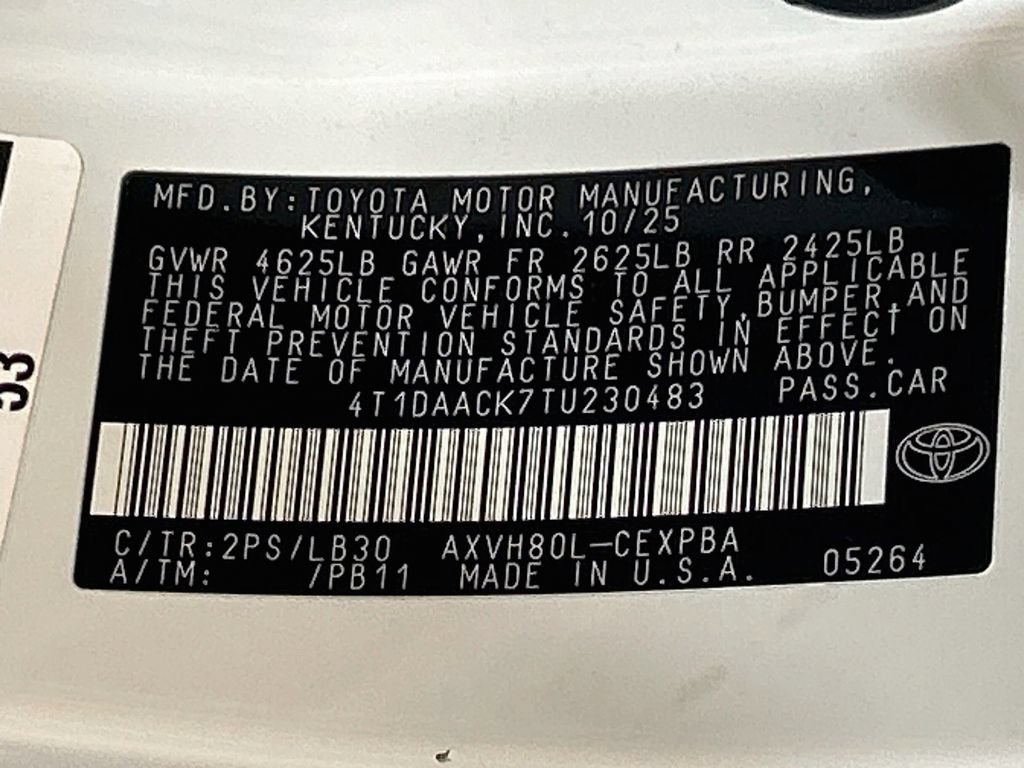 Used 2026 Toyota Camry XSE w/ Premium Plus Package FWD image 31
