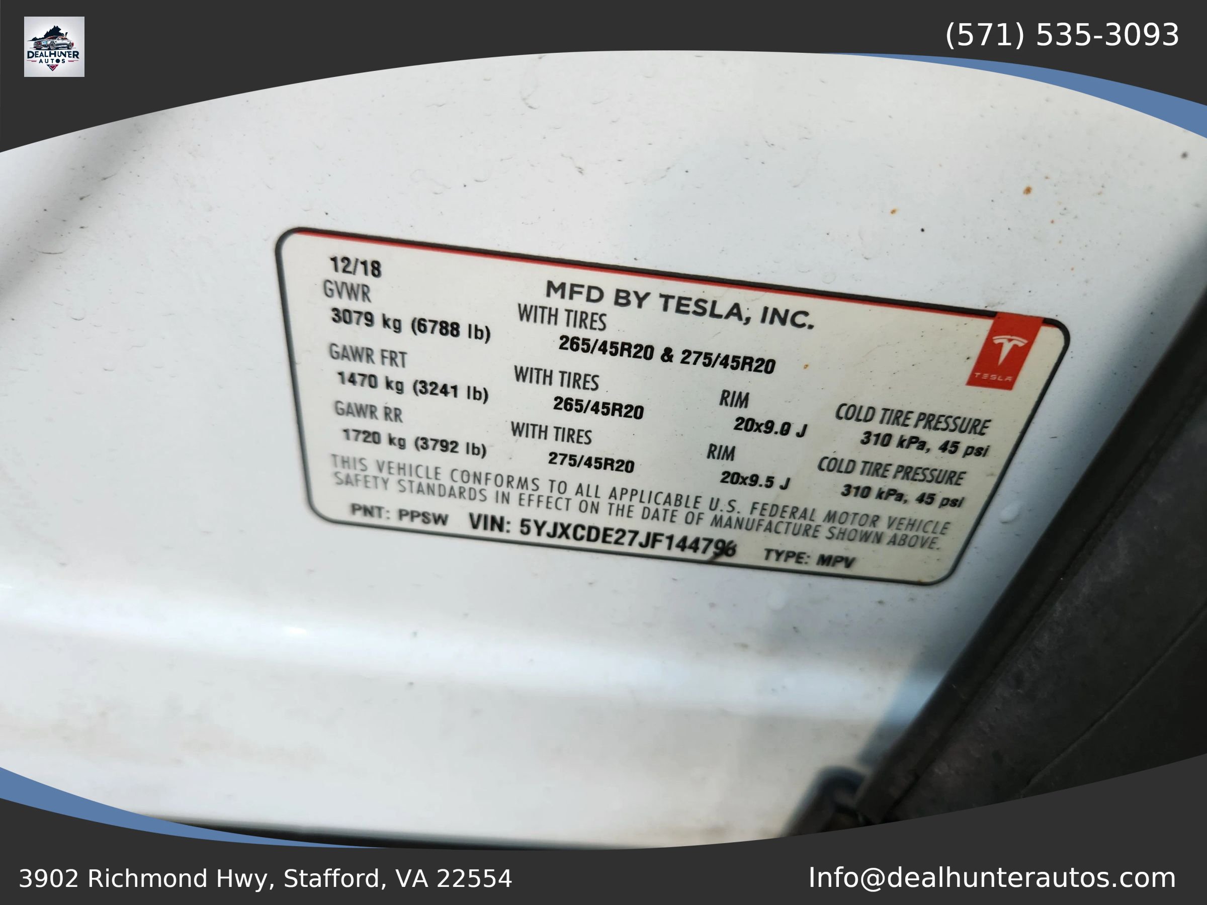 Used 2018 Tesla Model X P100D AWD/4WD image 36
