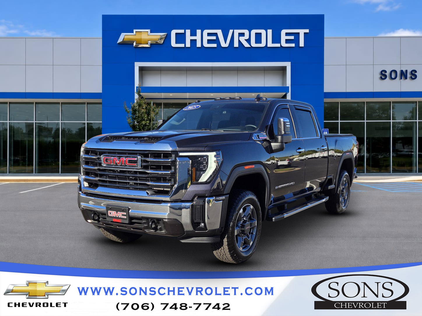 Certified 2025 GMC Sierra 2500 SLT w/ SLT Convenience Package AWD/4WD image 1