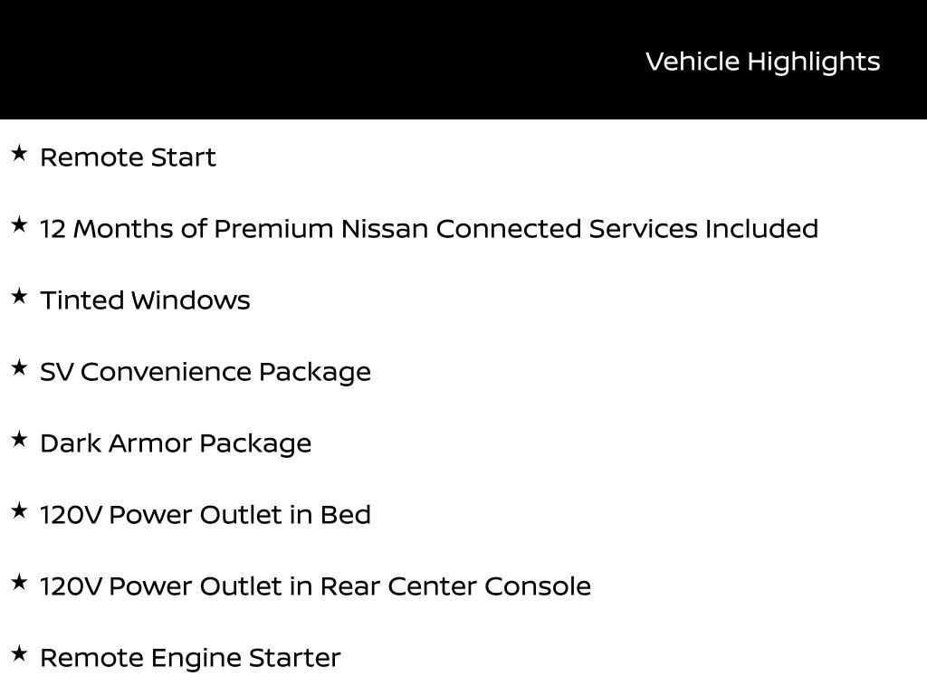 New 2026 Nissan Frontier SV w/ SV Convenience Package image 6